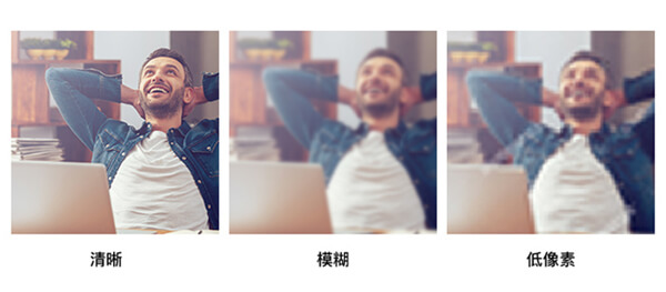 监控清晰度对比